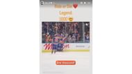 Leon Draisaitl hyped up Connor McDavid's 1,000 points (Instagram/drat_29)